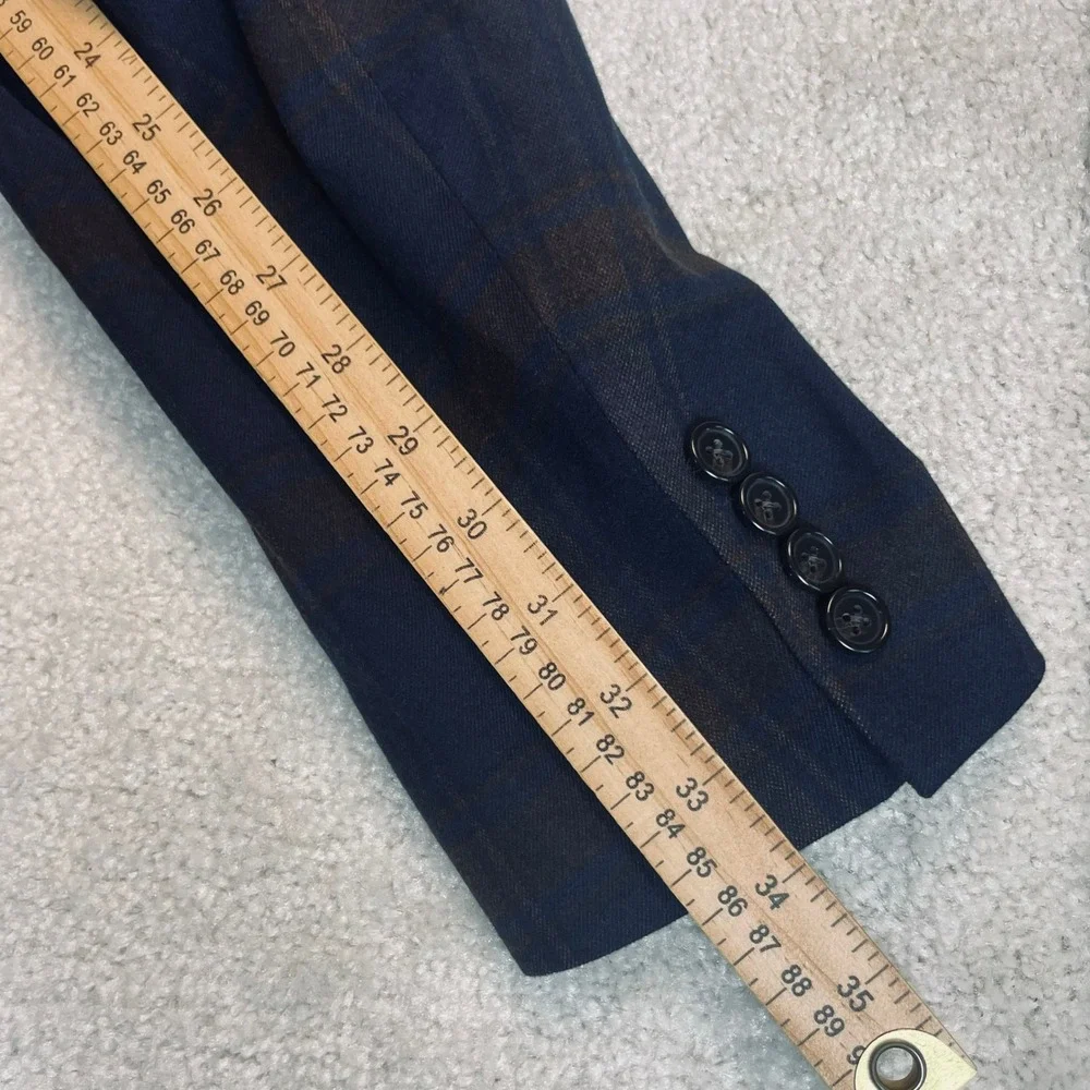 Lauren Ralph Lauren Lexington Sport Coat Mens 46L Plaid Stretch‎ NWT